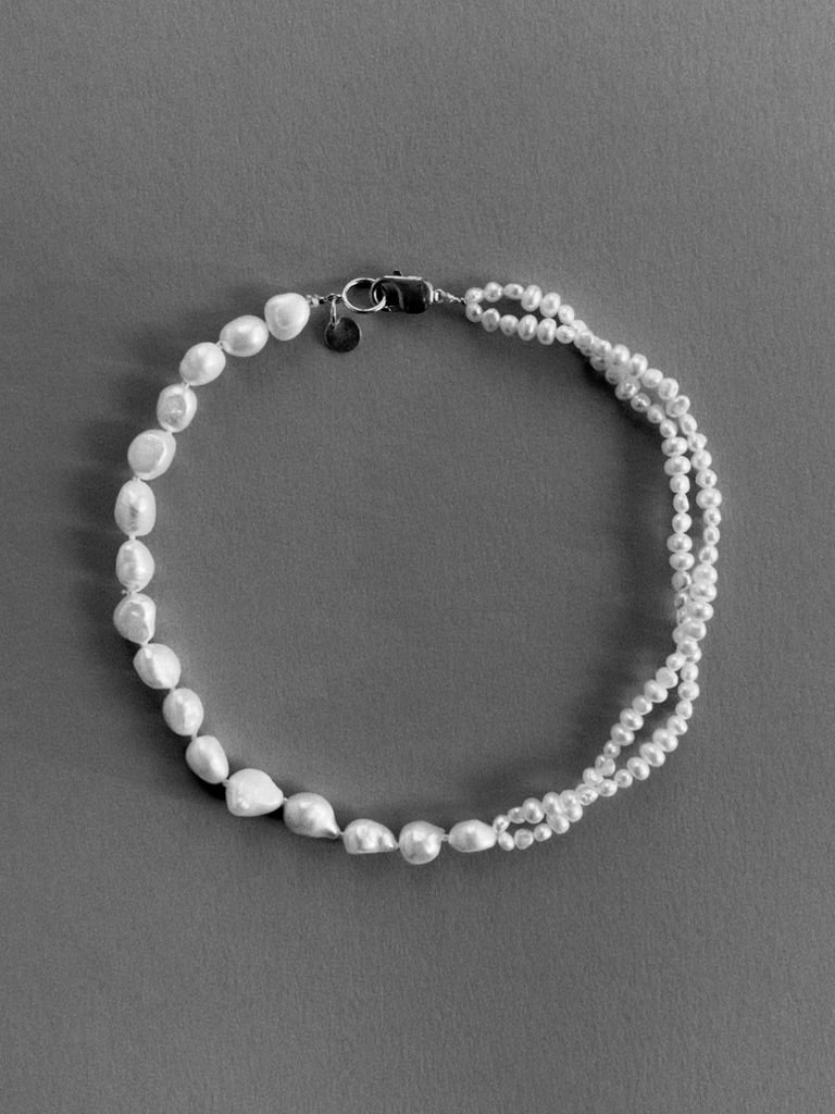 Dual classic necklace | Freshwater pearls
