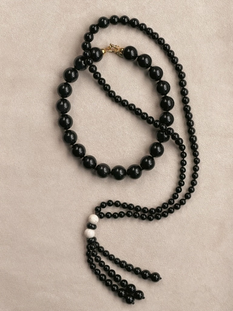 Obsidian necklace