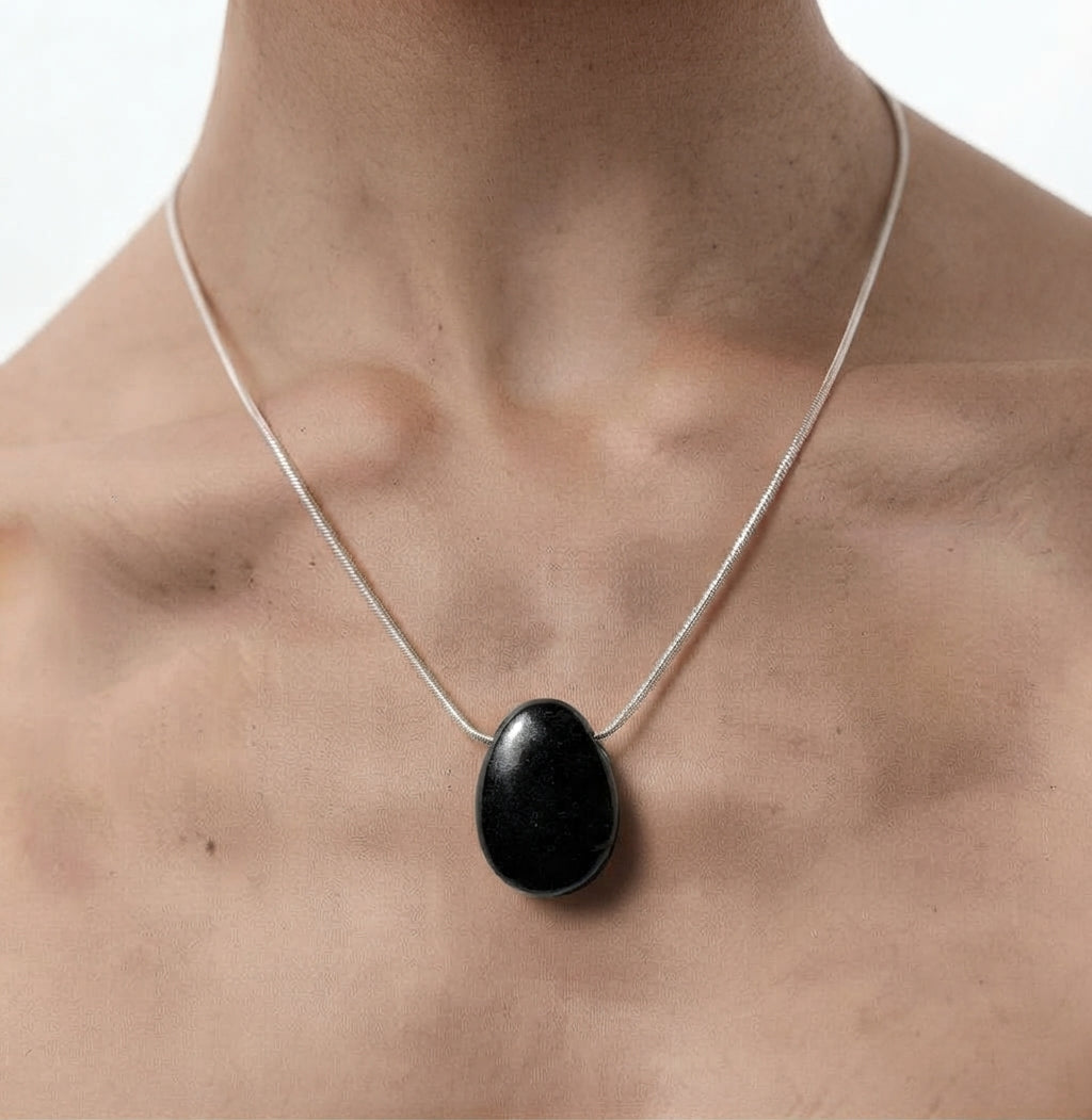 Obsidian teardrop