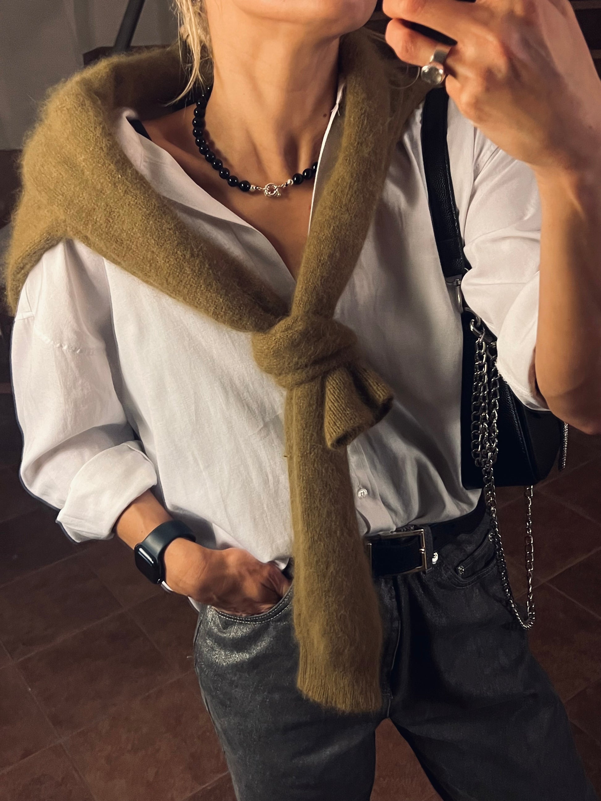 Essential element necklace | Onyx