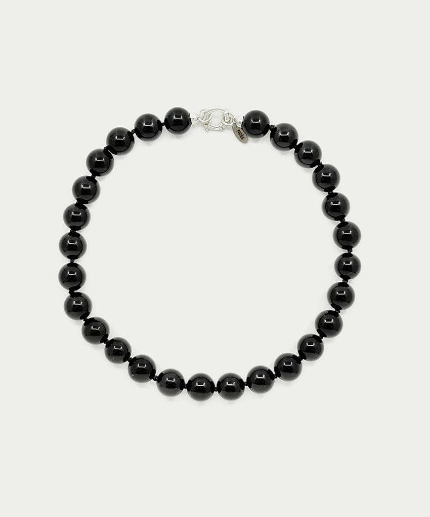 Classic black necklace | Onyx