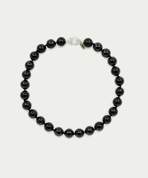 Classic black necklace | Onyx