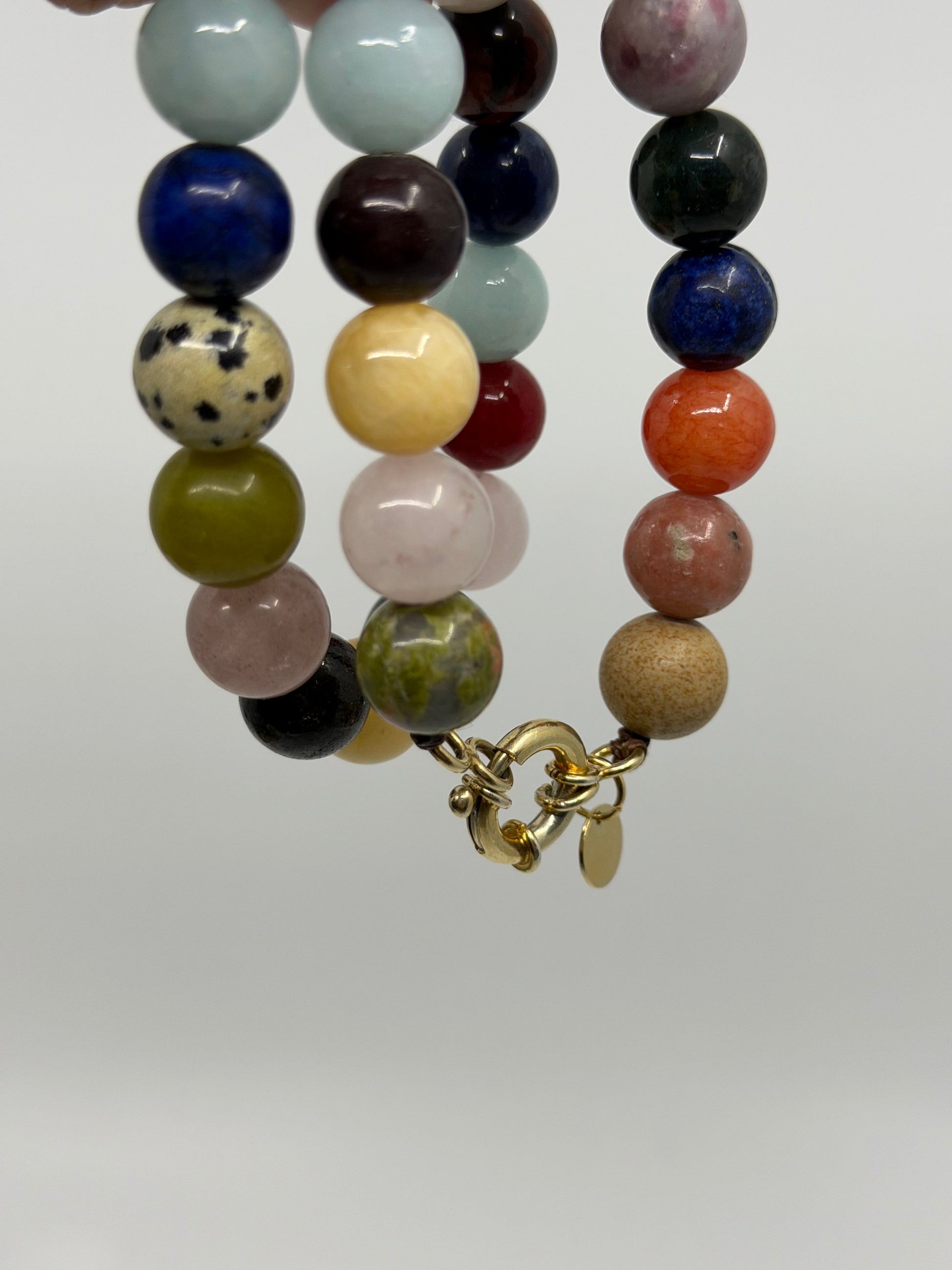 Fusion beads necklace |  12 mm