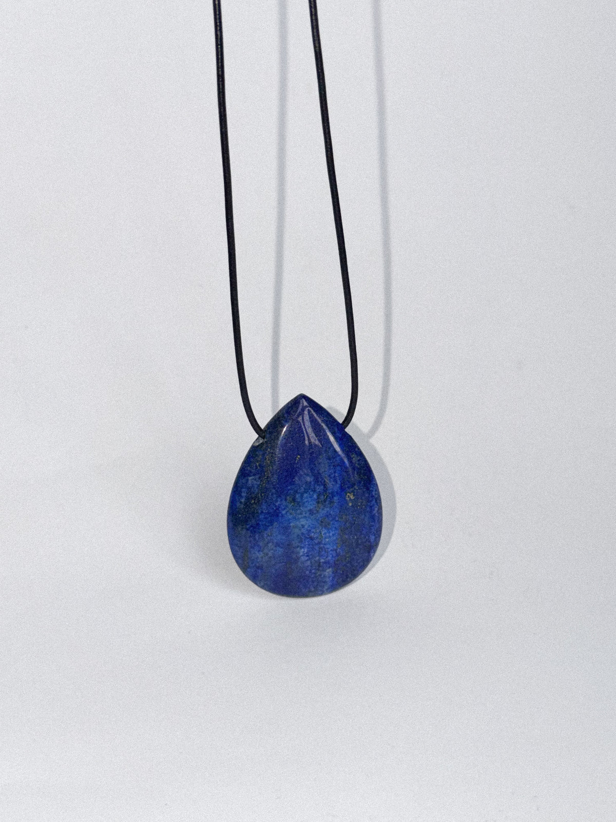 Large lapis teardrop