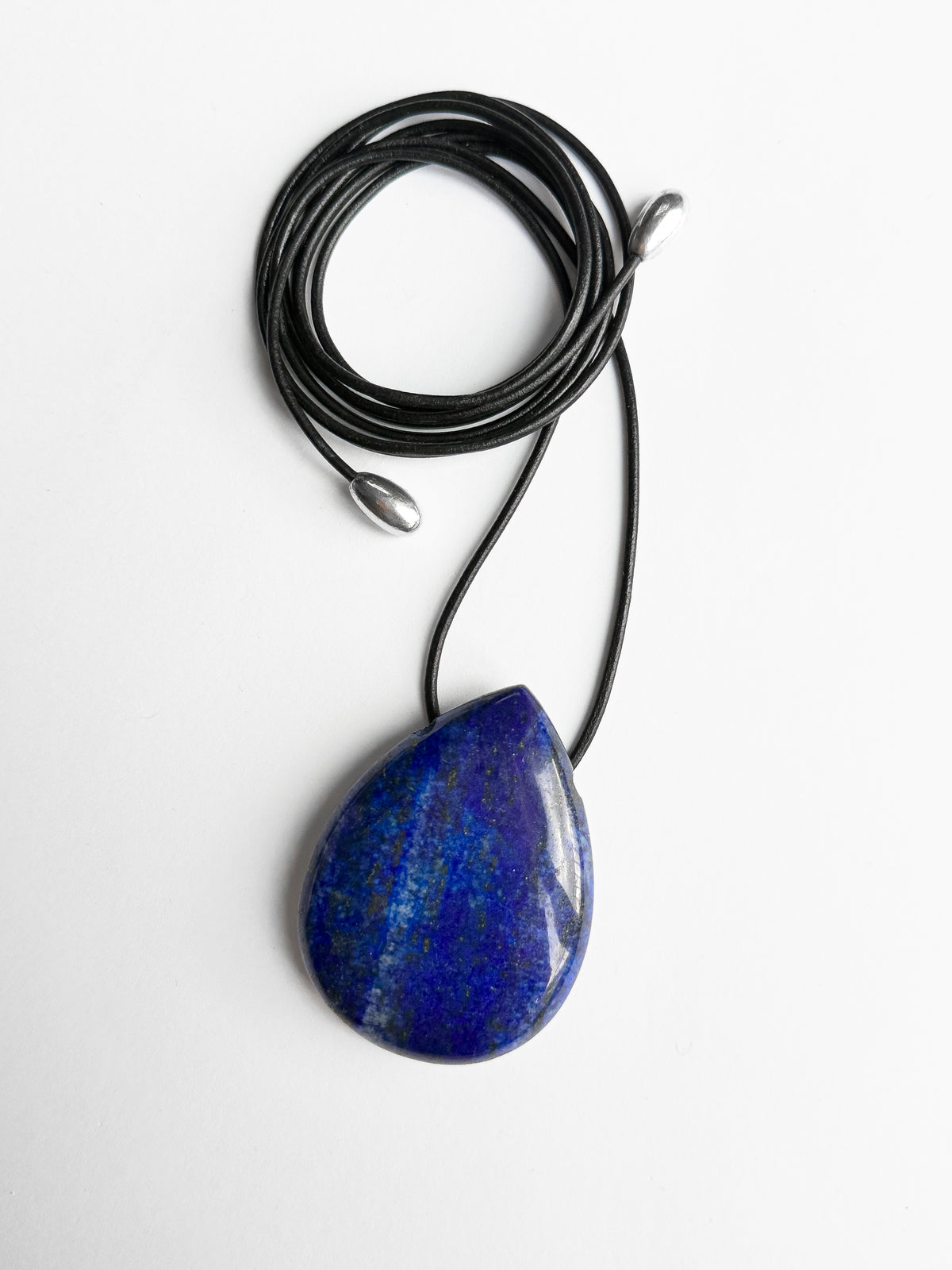 Large lapis teardrop