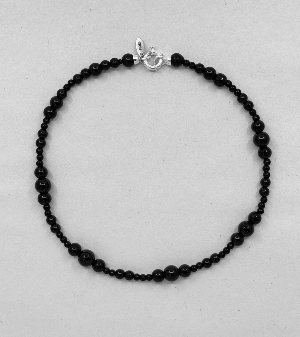 Gradient element necklace | Onyx