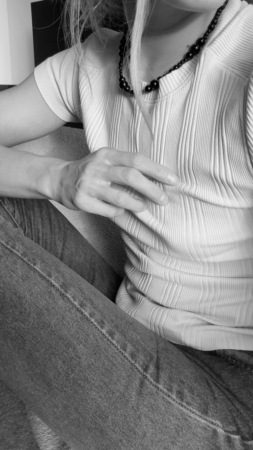 Gradient element necklace | Onyx