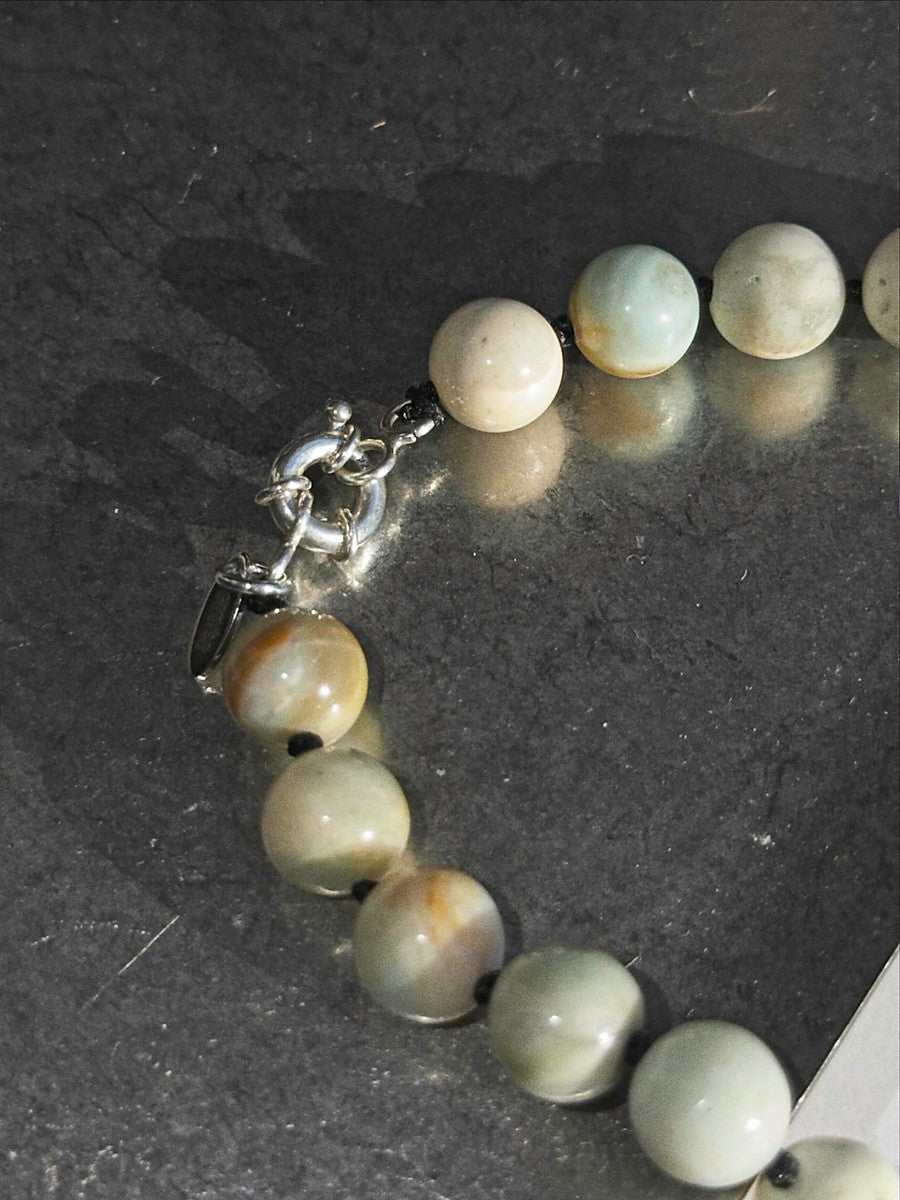 Mėlynos harmonijos vėrinys | Amazonitas