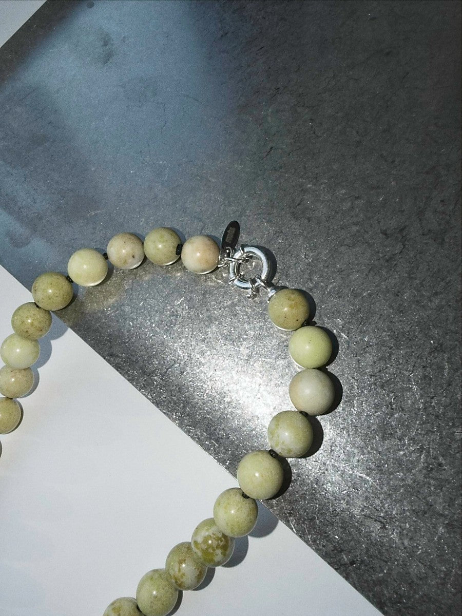 Matcha green necklace | Serpantine