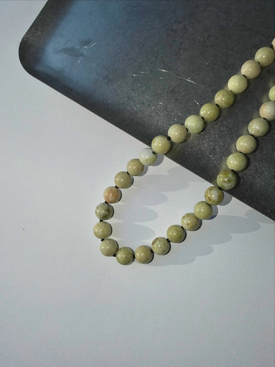Matcha green necklace | Serpantine