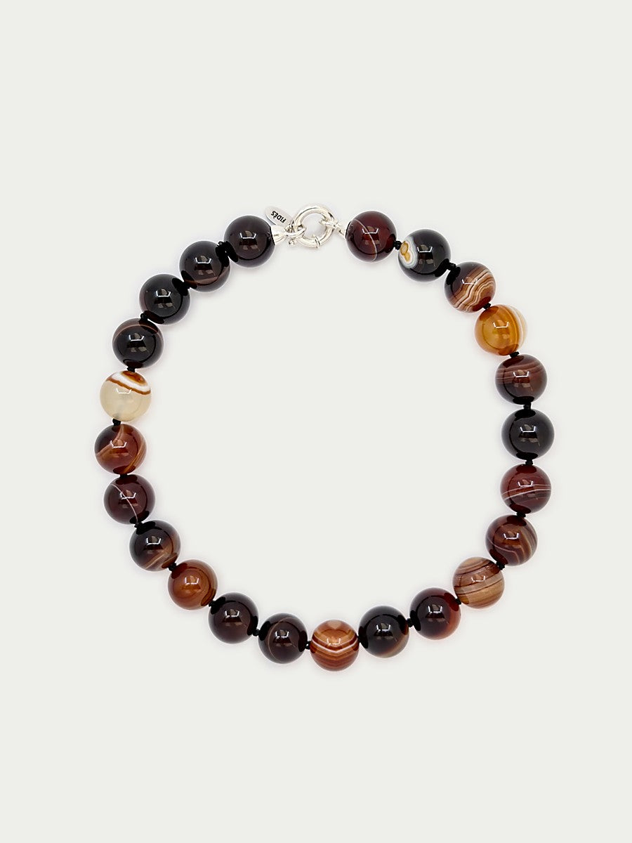 Kavos rudumo vėrinys | Dryžuotas agatas