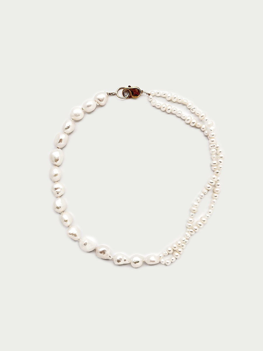 Dual classic necklace | Freshwater pearls