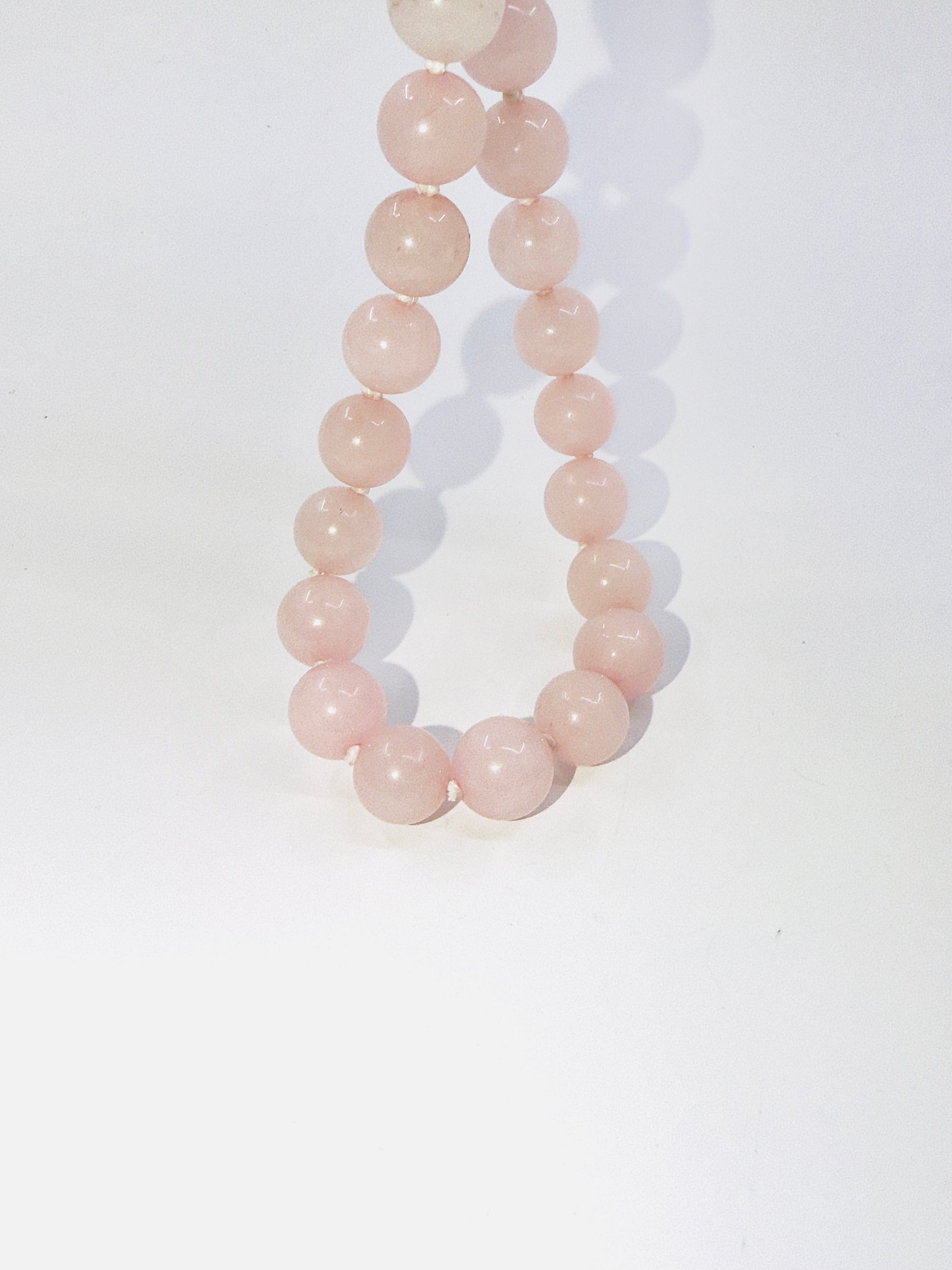 Pastel pink necklace | Rose Quartz