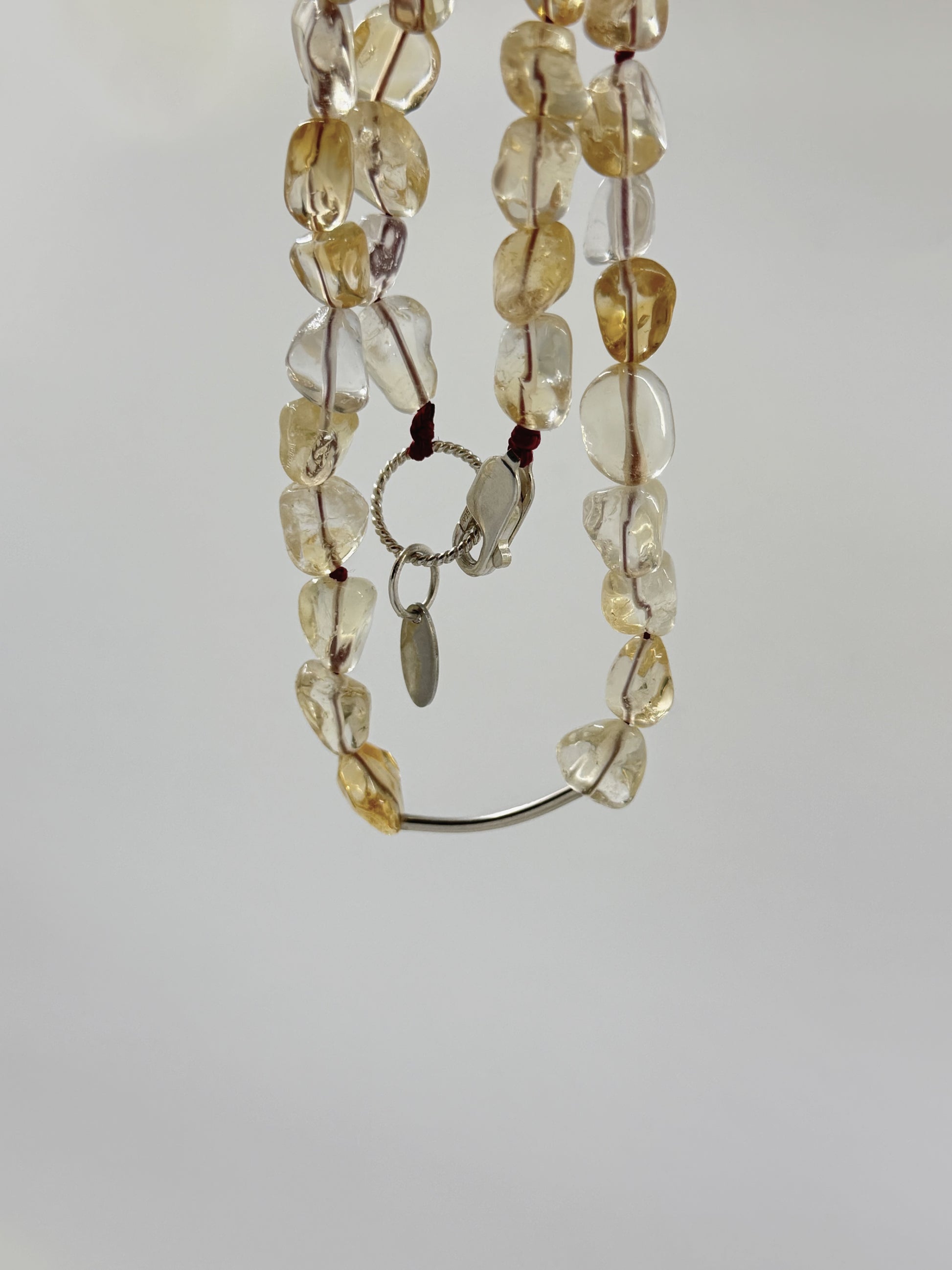 Contemporary element necklace | Citrine