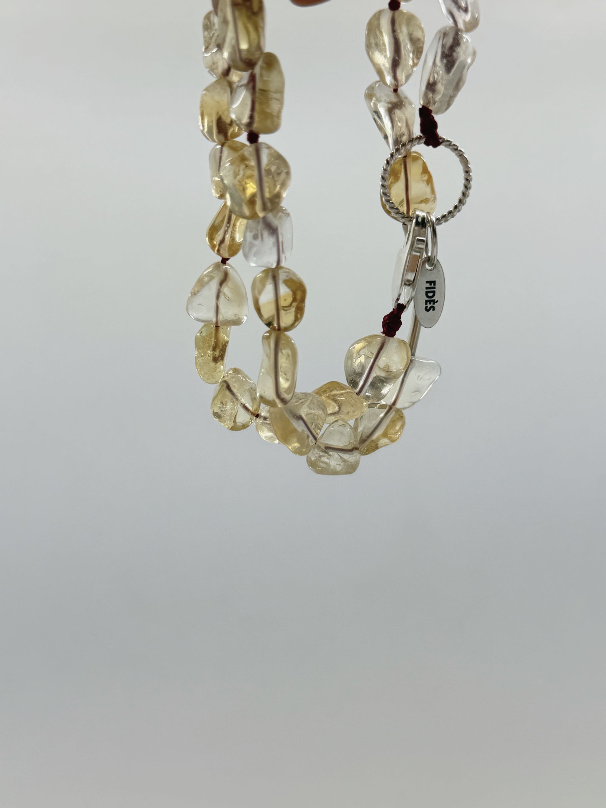 Contemporary element necklace | Citrine