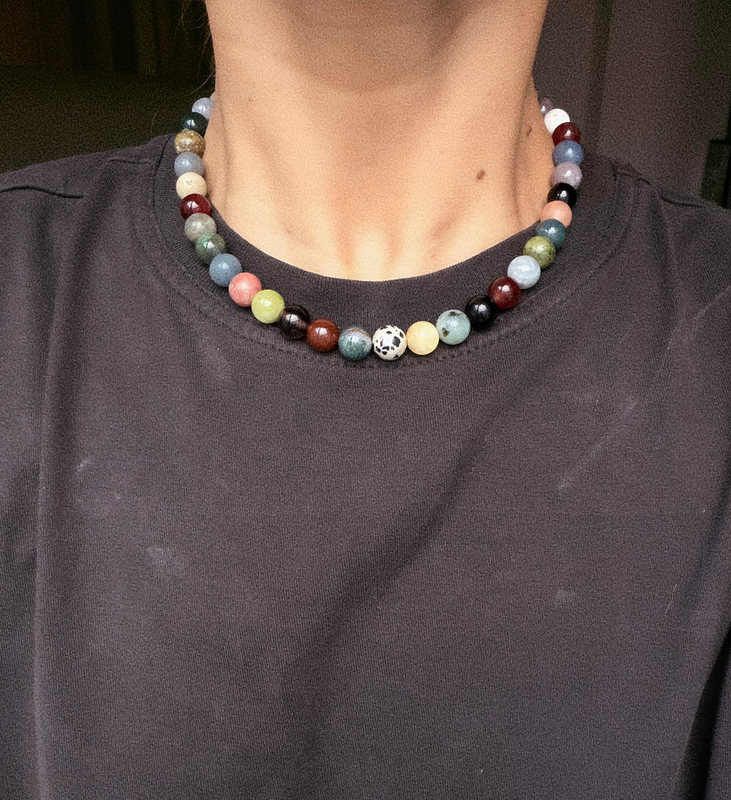 Fusion beads necklace | 10 mm
