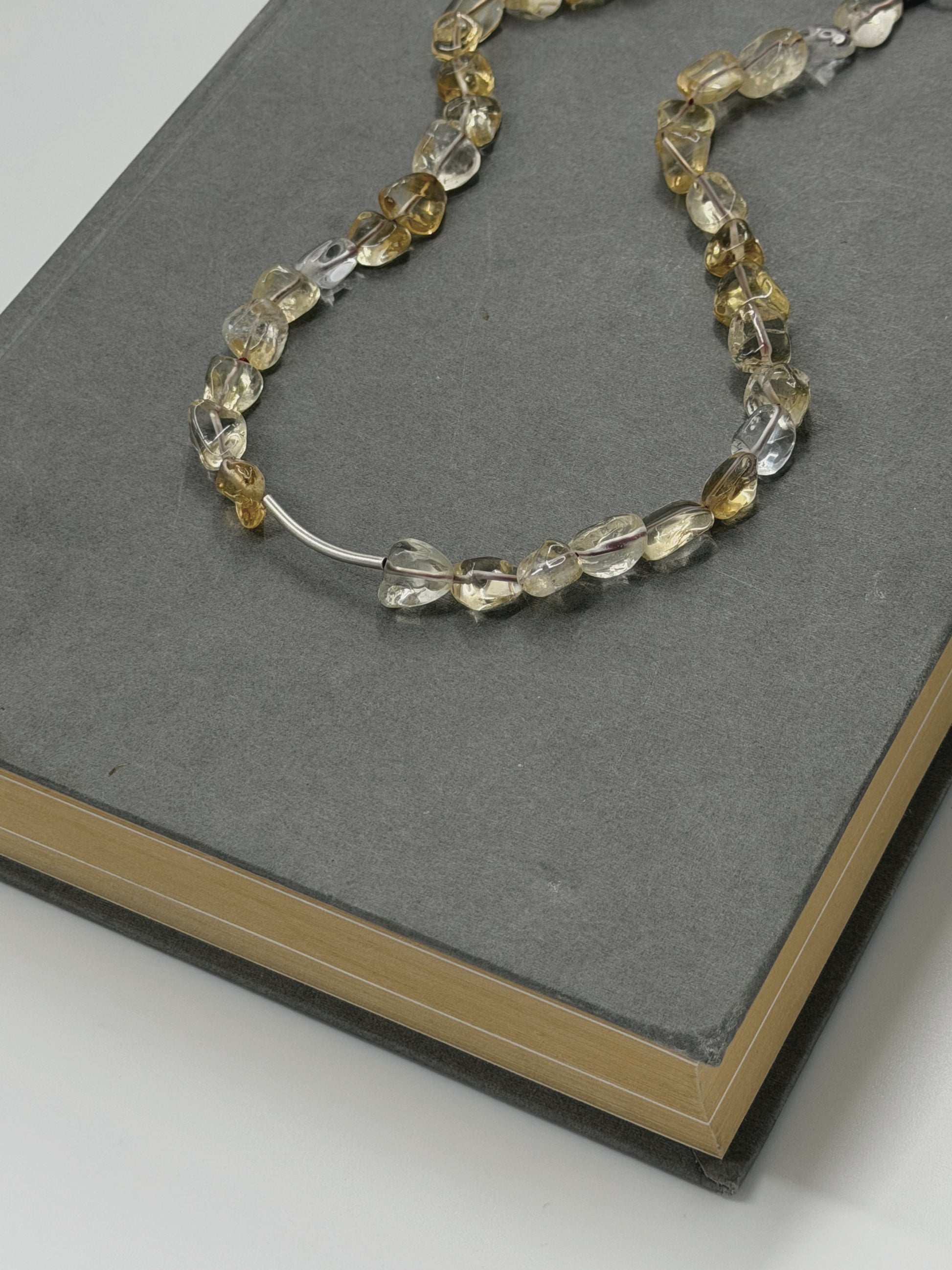 Contemporary element necklace | Citrine
