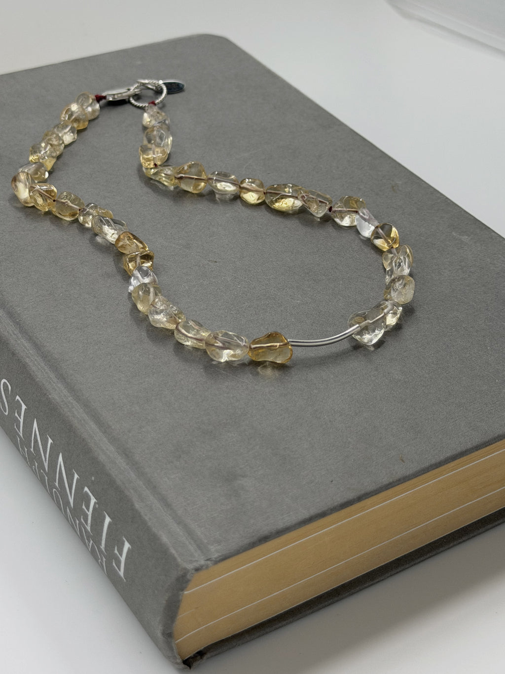 Contemporary element necklace | Citrine