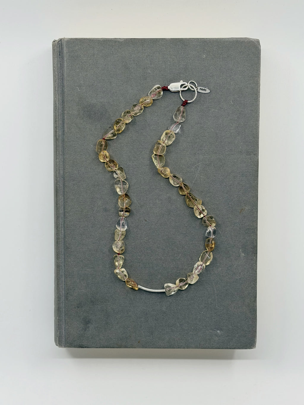 Contemporary element necklace | Citrine